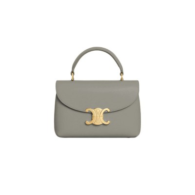 CELINE TEEN NINO BAG IN SMOOTH SATINATED CALFSKIN (20.5*13*8cm)